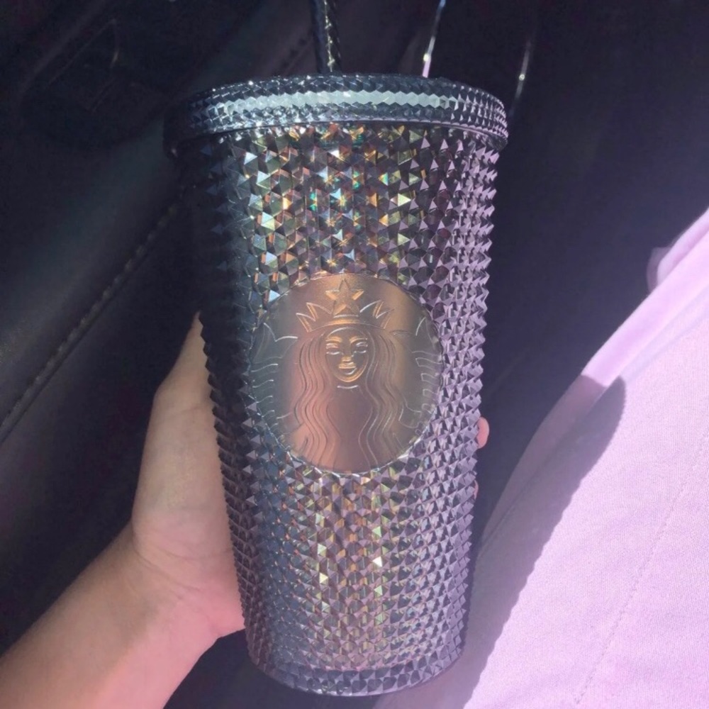 Starbucks grande iridescent studded tumble